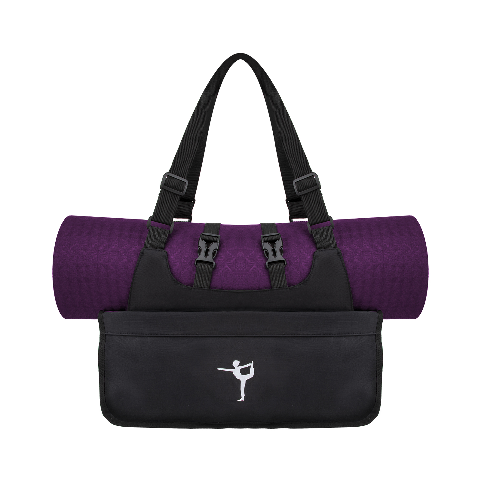 Muka Large Capacity Gym Bag with Yoga Mat Holder, Multi-Functional
