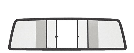 CRL Duo-Vent Four Panel Slider with Glass for 1980 to 1996 Volkswagen ...
