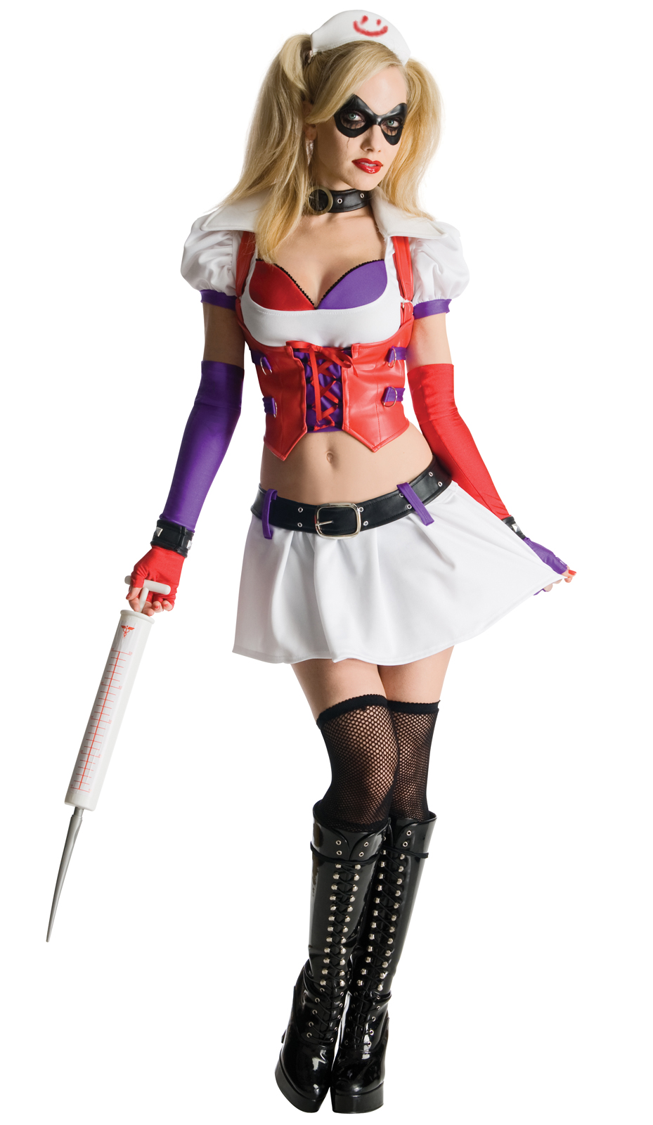 Ruby Slipper Sales 880587-000-M Adult Harley Quinn Asylum Nurse Sexy Costume  - M Wholesale - Opentip