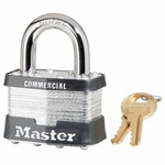 Master Lock Padlock, Solid Steel Lock, 2-1/2 in. Wide, 930DPF - Pad Lock 