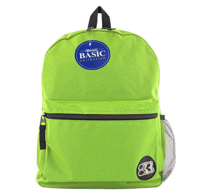 lime green bookbag