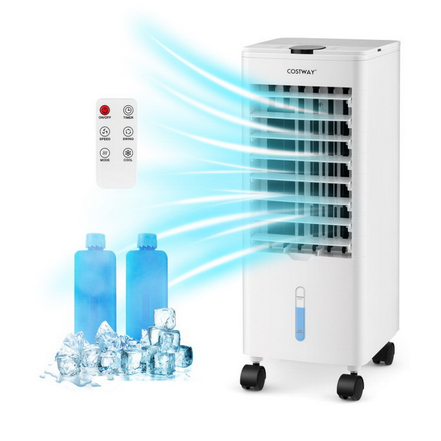 3-in-1 Portable Evaporative Air Conditioner Cooler with Remote