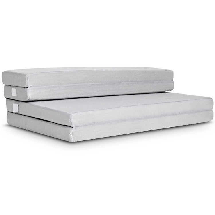 4 Folding Sofa Bed Foam Mattress with Handles