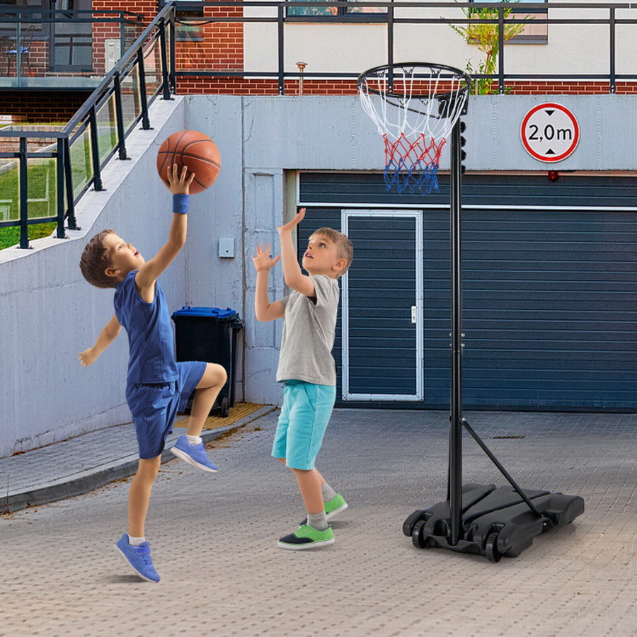 Fully Adjustable & Portable Basketball Hoop