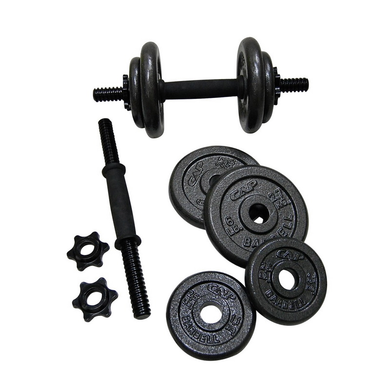 CAP Strength RSWB CS040T Adjustable Cast Iron Dumbbell Set 40 lb