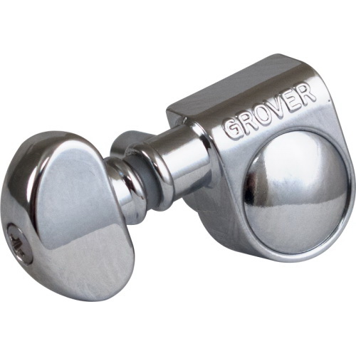 酷牌库|商品详情-Grover进口代理批发 Grover P-GRV-406CL6 调音器 - Grover，Mini Lock Roto，左手，镀铬，6/线