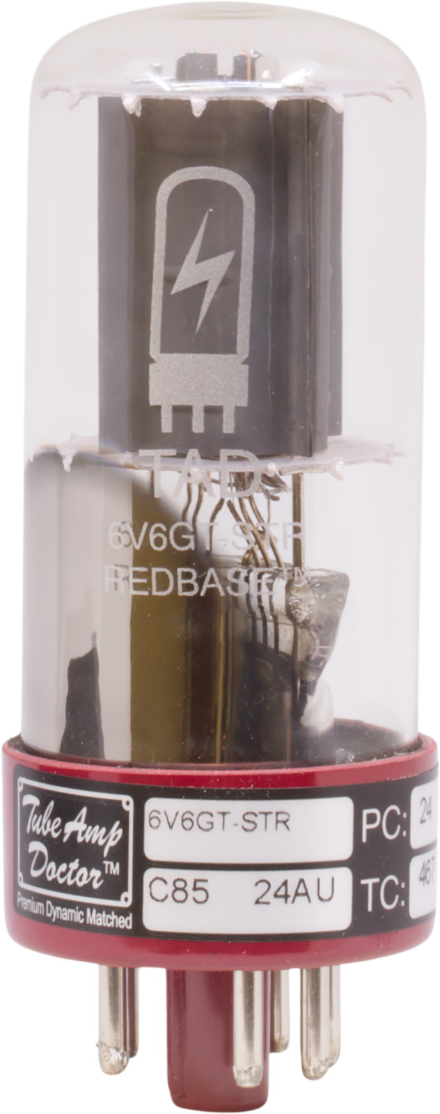 Tube Amp Doctor T-6V6GT-RB-TAD 6V6GT-STR, Redbase, Tube Amp Doctor