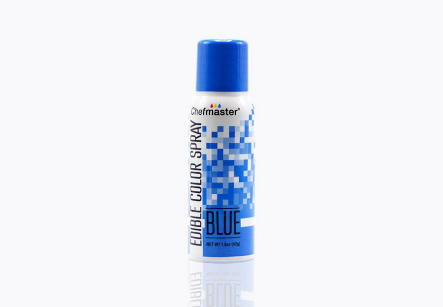 酷牌库|商品详情-Chefmaster进口代理批发蓝色可食用喷漆 1.5 盎司