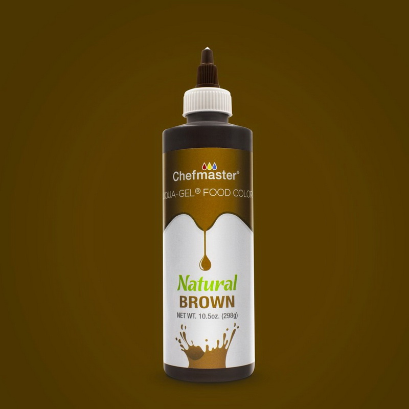 酷牌库|商品详情-Chefmaster进口代理批发Brown 天然食用色素 10.5 盎司。