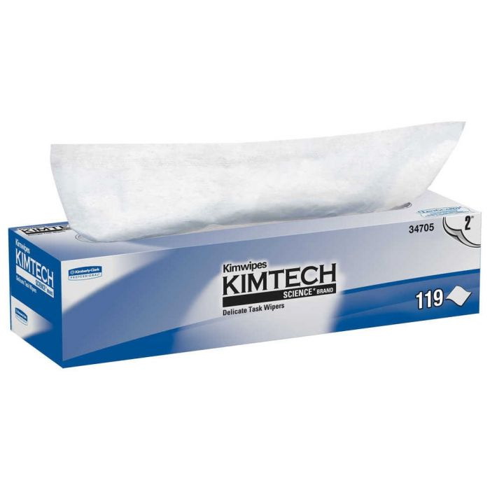 酷牌库|商品详情-Kimtech Science进口代理批发 Kimtech Science 34705 11.8" x 11.8"，白色，精致任务，2 层，擦拭纸（每箱 1785 单位 - 15/119 克拉）