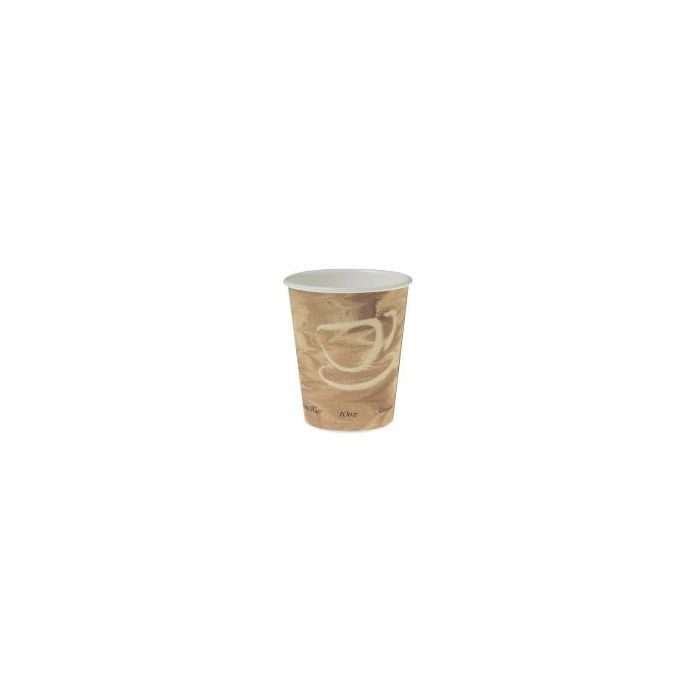 Solo 370MS-0029 10 oz. Mistique Single Sided Poly Paper Hot Cup - 1000/Case