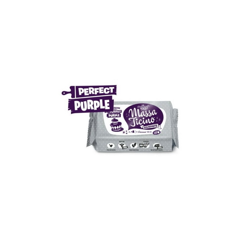 酷牌库|商品详情-Cake Craft Group进口代理批发P-11378 Massa Ticino 完美紫色糖膏 250g