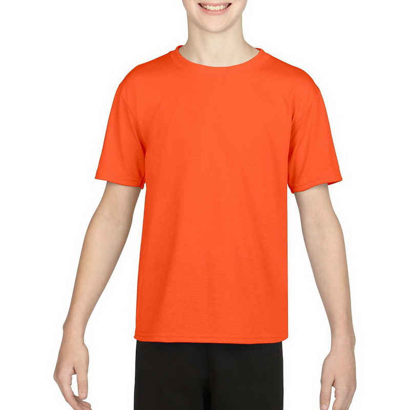 Gildan 42400B Big Boys Jersey T-Shirt -Cardinal Red-Small 