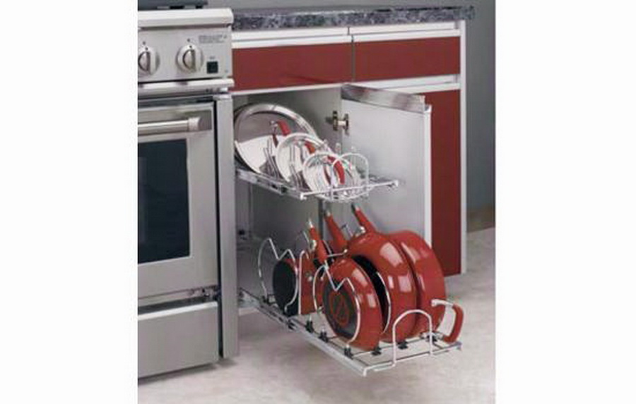 Rev A Shelf Cw Cr W Tier Chrome Cookware Organizer Sale