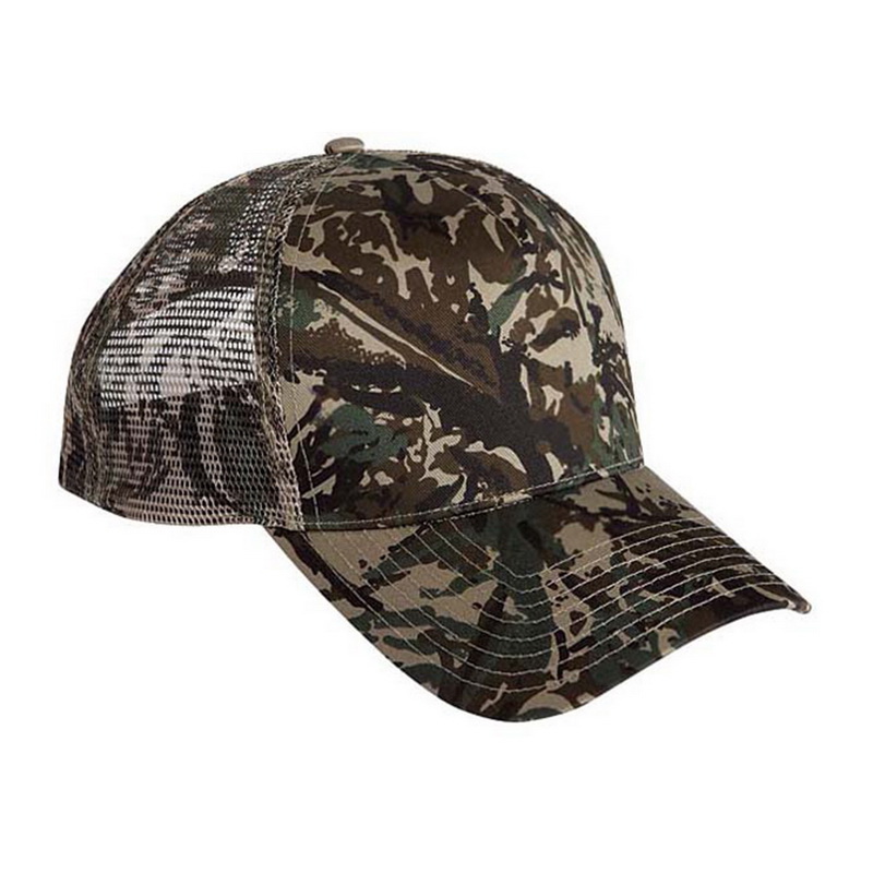 Cobra Caps TPM-C 5 Panel Twill/Mesh Back Camo Wholesale - Opentip