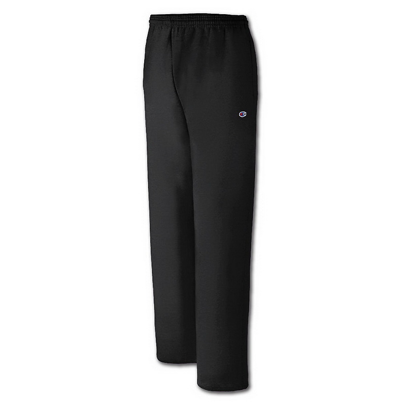 Champion P800 Adult 9 oz OpenBottom Fleece Pant with Pockets