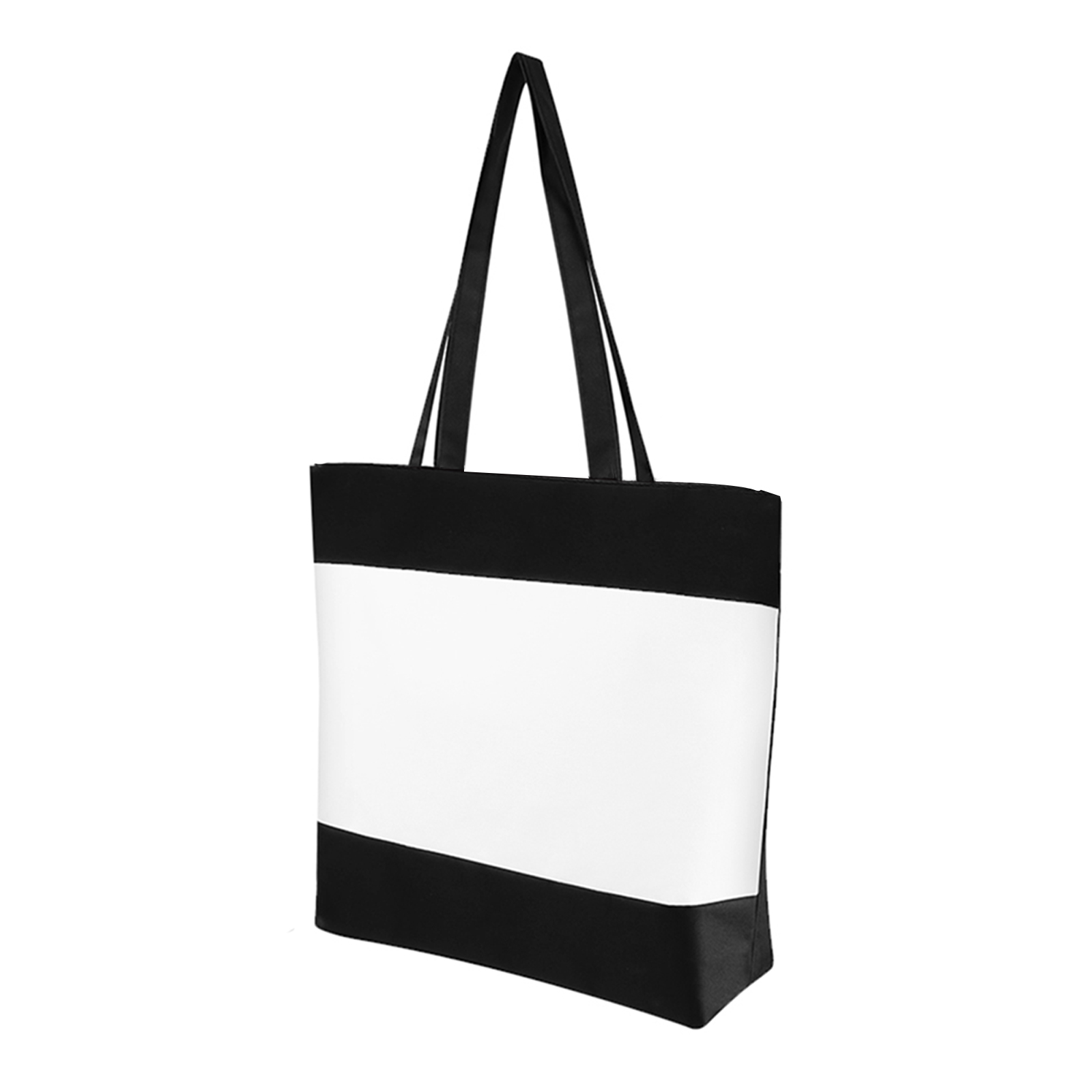 Muka Sample Large Bag, Cotton Canvas Bag with Zipper, 11 3/4 x 9 1