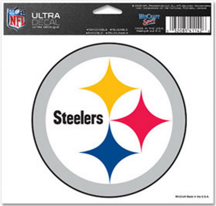 Pittsburgh Fan Sport Logo 4x4 Sticker Decal Vinyl Steelers