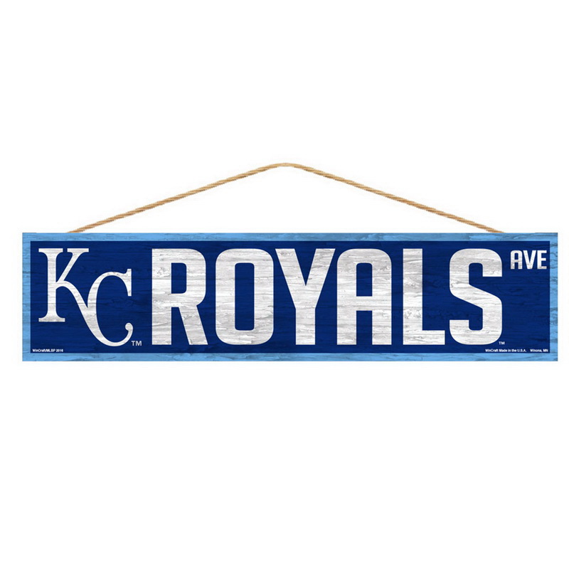 Kansas City Royals Sign 11x17 Wood Slogan Design