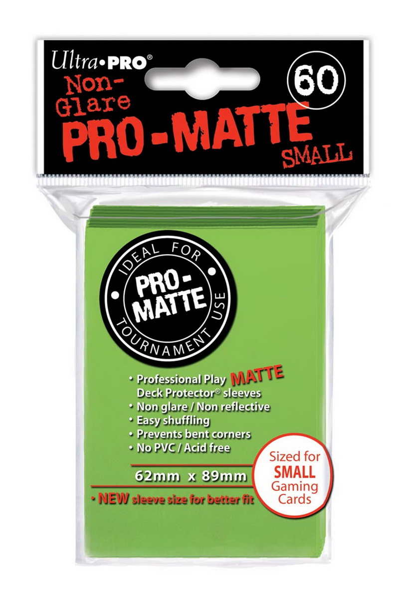 2 Deck Box 240 Green Ultra Pro Small Matte Protector Card Sleeves 
