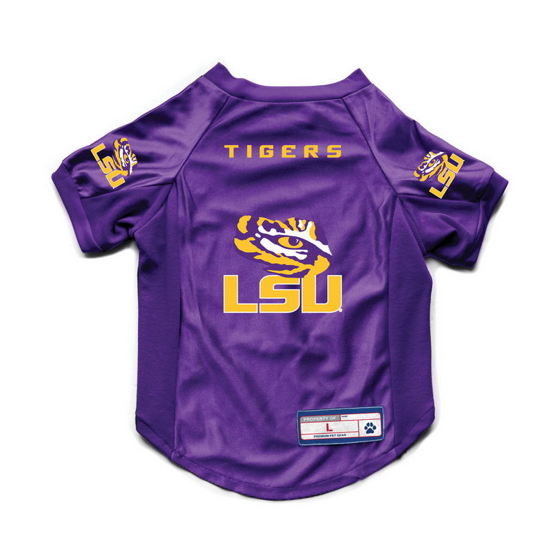 Little Earth进口代理批发 LSU Tigers 宠物球衣弹力 L 码