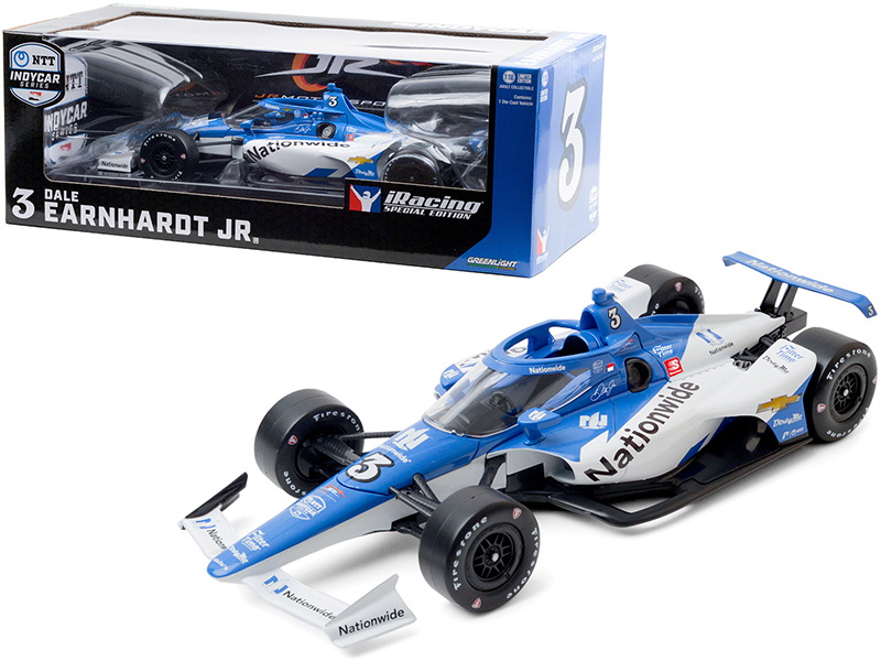 2020 DALE EARNHARDT JR NTT INDY CAR iRACING 1/64 DIECAST BY GREENLIGHT FREE SHIP 