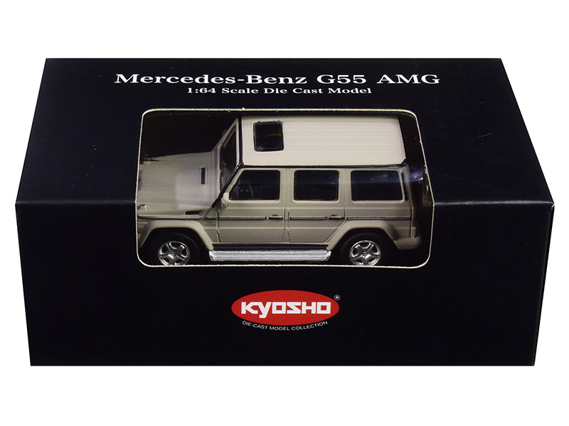 酷牌库|商品详情-Kyosho进口代理批发 Kyosho K07021G10 梅赛德斯奔驰 G55 AMG 灰色 1/64 压铸模型车