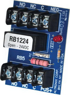 ALTRONIX进口代理批发 ALTRONIX ALT-RB1224 继电器模块 12V/24 Dpdt 5Amp