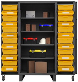 EX HEAVY DUTY STORAGE BIN CABINET