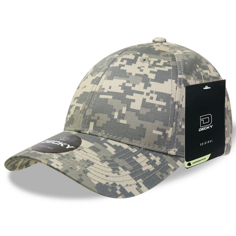 DECKY 6 Panel Curve Bill Baseball Trucker Constructed Caps Cap Hats Unisex