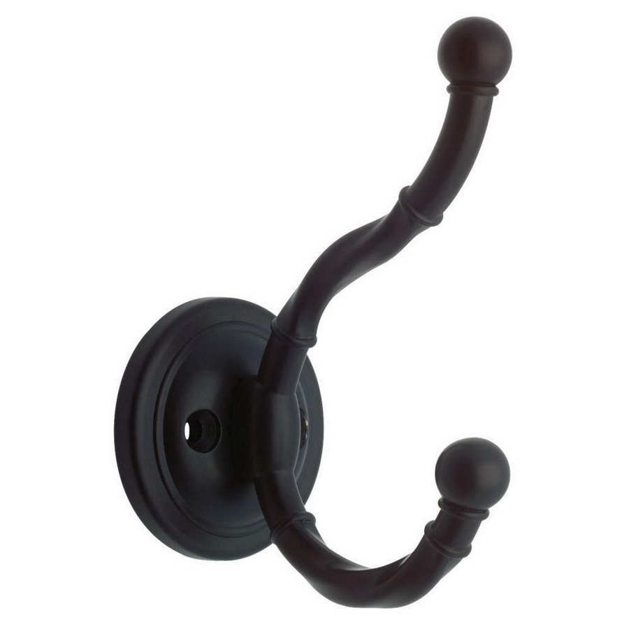 Liberty LQ-171573 Twisted Double Prong Coat and Hat Hook Flat Black Sale,  Reviews. - Opentip