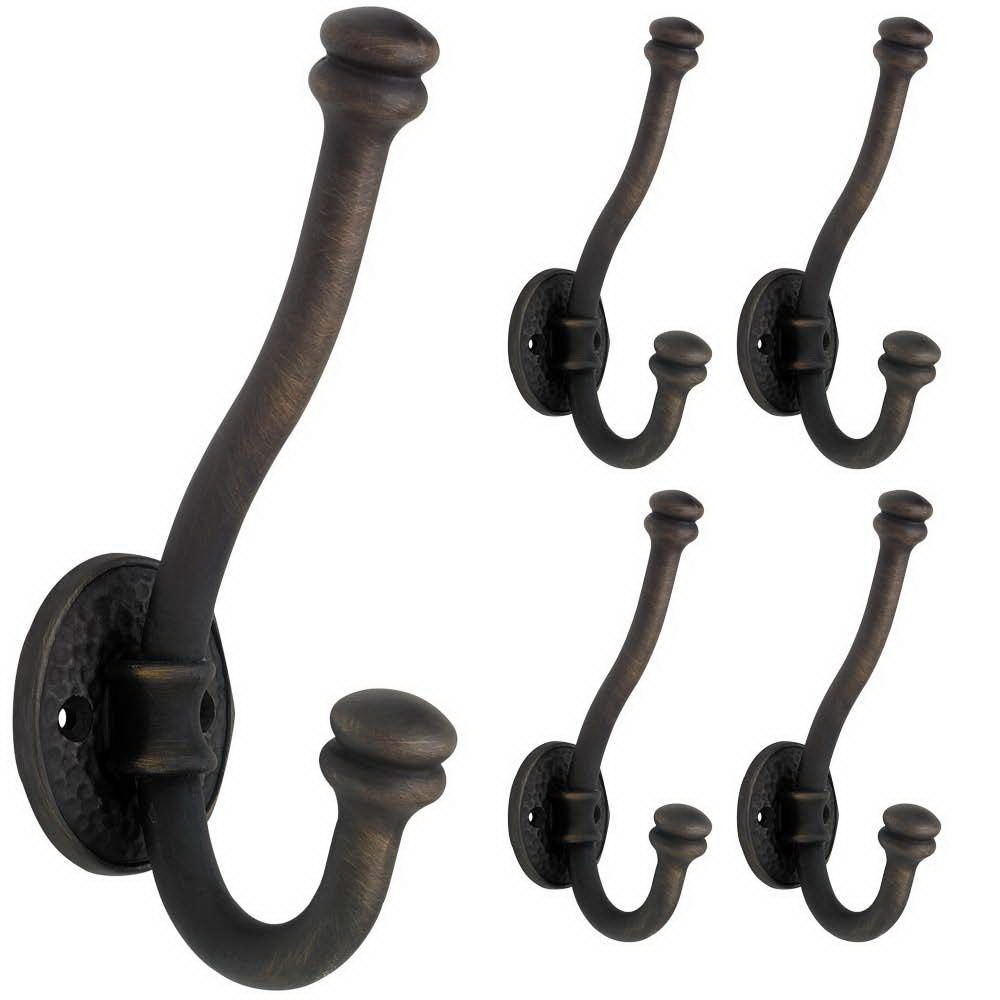 Franklin Brass Large 6.7 Hammered Oil Rubbed Bronze Hooks - NON-MATCHING-5- PAK FBHAMH5-OB2-C Sale, Reviews. - Opentip