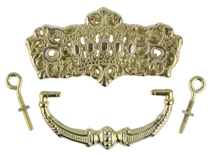 Pull Backplate - Antique Brass 3 - D. Lawless Hardware