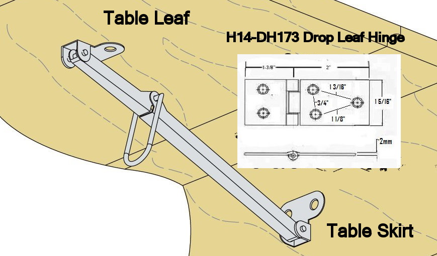 酷牌库|商品详情-Ultra Hardware进口代理批发 超硬件 8 英寸垂叶支撑 - RV 弹出式 - 仿古原钢