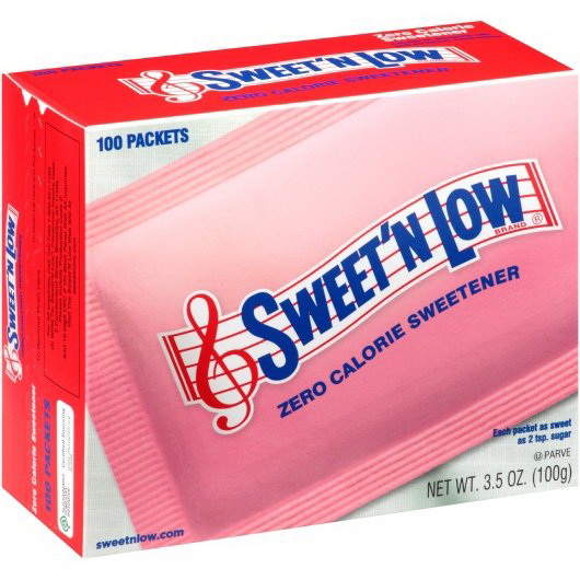 Sweet'n Low进口代理批发 Sweet N 低糖替代品 Sweet N Low 1-2 盎司，100 片，每箱 12 片