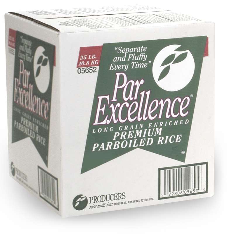 Parexcellence进口代理批发 Parexcellence 半熟米盒装，50 磅，每箱 1 个