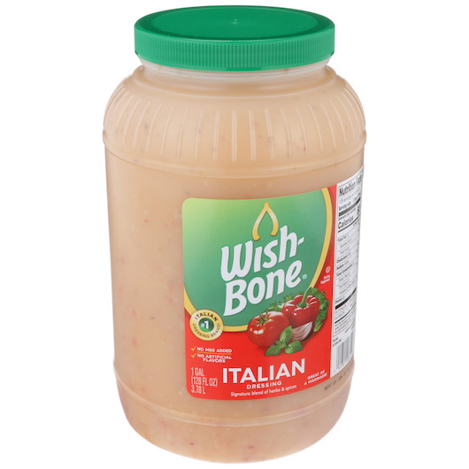 酷牌库|商品详情-Wish-Bone进口代理批发 Wish-Bone 意大利叉骨敷料，128 液量盎司，每箱 4 个