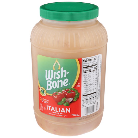 酷牌库|商品详情-Wish-Bone进口代理批发 Wish-Bone 意大利叉骨敷料，128 液量盎司，每箱 4 个