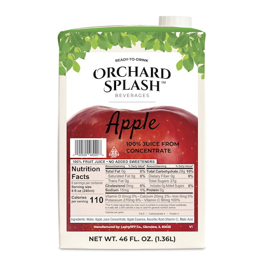 酷牌库|商品详情-Orchard Splash进口代理批发 Orchard Splash 无菌 100% 苹果即饮果汁，46 盎司，每箱 12 颗