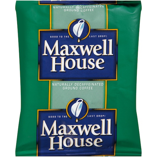 Maxwell House进口代理批发 Maxwell House 脱咖啡因研磨咖啡，10.2 磅，每箱 1 粒