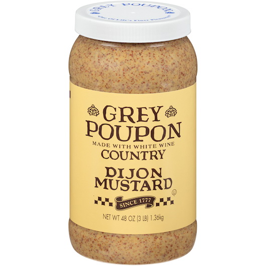 Grey Poupon进口代理批发 灰色 Poupon 芥末第戎乡村，3 磅，每箱 6 颗