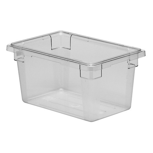 Cambro进口代理批发 Cambro Camwear 12 英寸 X 18 英寸 X 9 英寸深 4.75 加仑透明聚碳酸酯食品储物盒，各 1 个，每箱 1 个