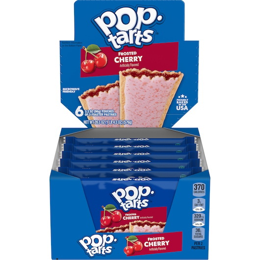 酷牌库|商品详情-Kellogg进口代理批发 Kellogg Pop-Tarts 打开和折叠多种包装，1 件，每箱 72 个