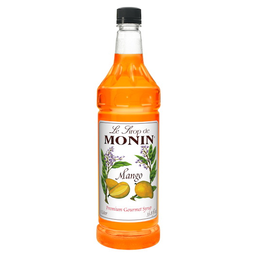 Monin进口代理批发 Monin Kosher 芒果，1 升，每箱 4 颗