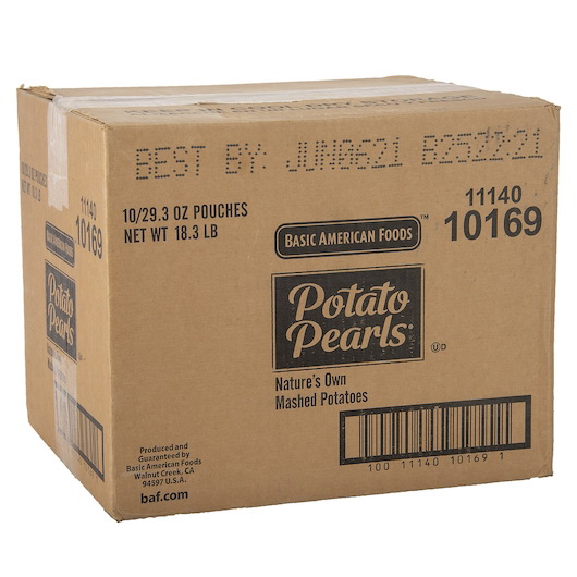 酷牌库|商品详情-Baf Potato Pearls进口代理批发 Baf Potato Pearls??? Potato Natures Own 土豆泥，29.3 盎司，每箱 10 个