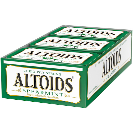 酷牌库|商品详情-Altoids进口代理批发 Altoids 单瓶留兰香，1.76 盎司，每箱 12 粒