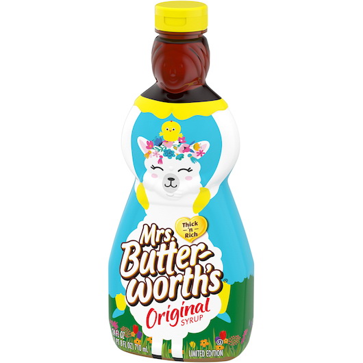 酷牌库|商品详情-Mrs. Butterworth进口代理批发 Mrs. Butterworth 糖浆原味，24 液量盎司，每箱 12 粒