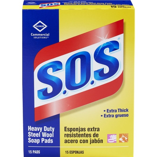 酷牌库|商品详情-Sos进口代理批发 Cloroxpro Sos Commercial Solutions 皂垫，15 片，每箱 12 个