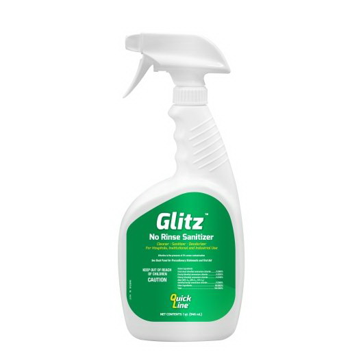 Quickline进口代理批发 Quickline Cleaner Glitz，32 液量盎司，每箱 6 件