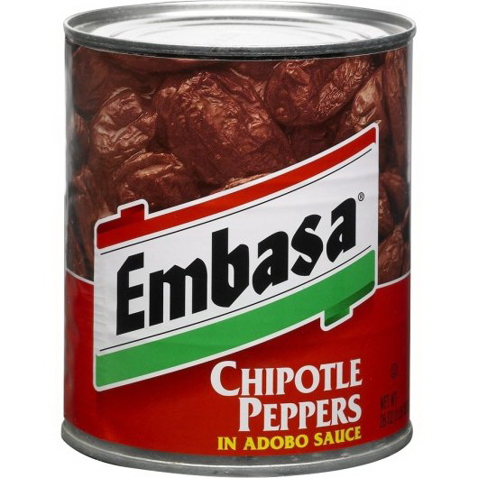 Embasa进口代理批发 Embasa Chipotle Peppers Adob??o 酱，26 盎司，每箱 12 个